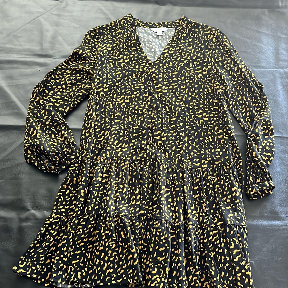 NWT Nine West Animal Print Swing Dress - Picture 2 of 10
